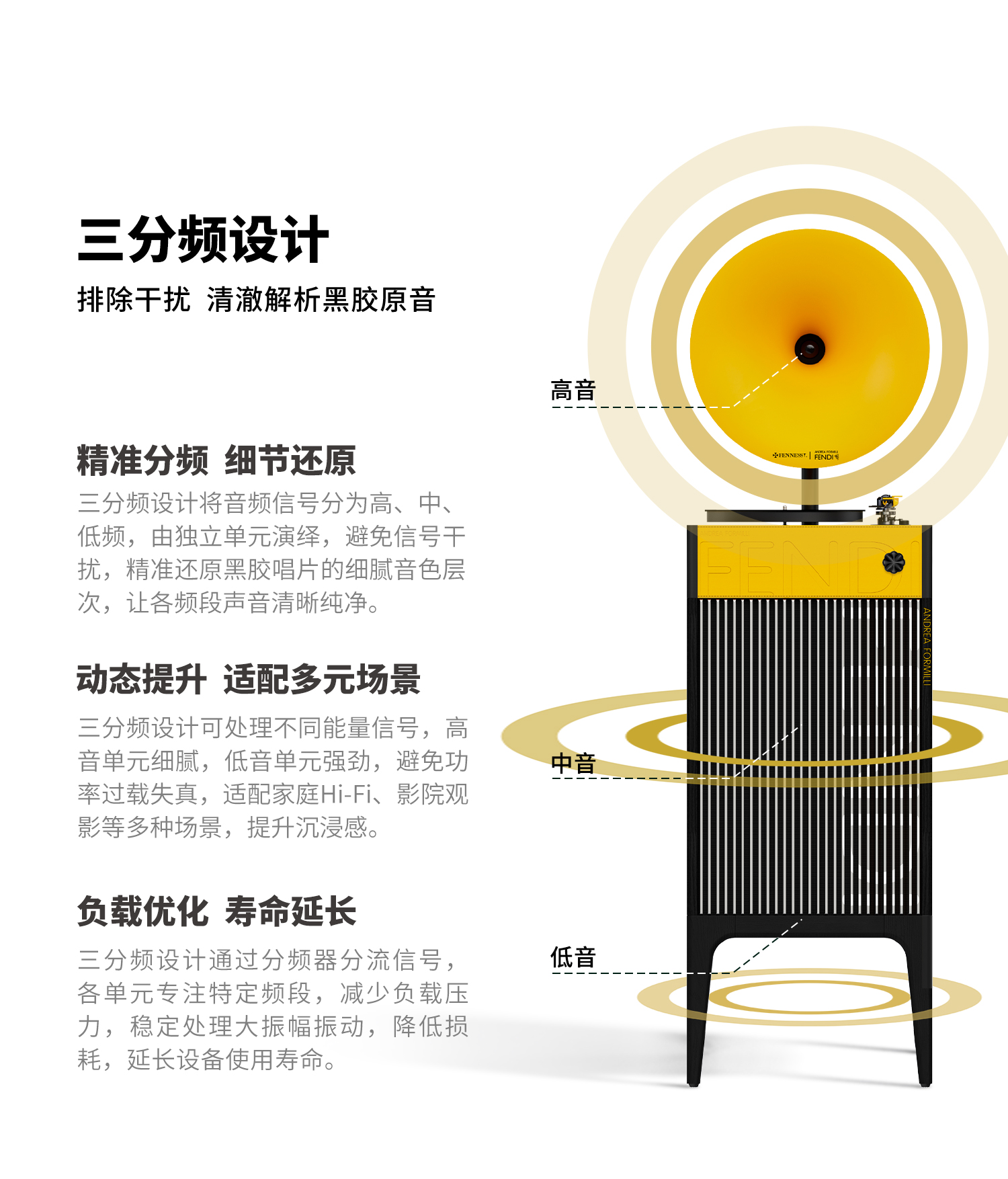 F Major Fendi家族酒庄丨FENNESSY联名限量专业级留声机