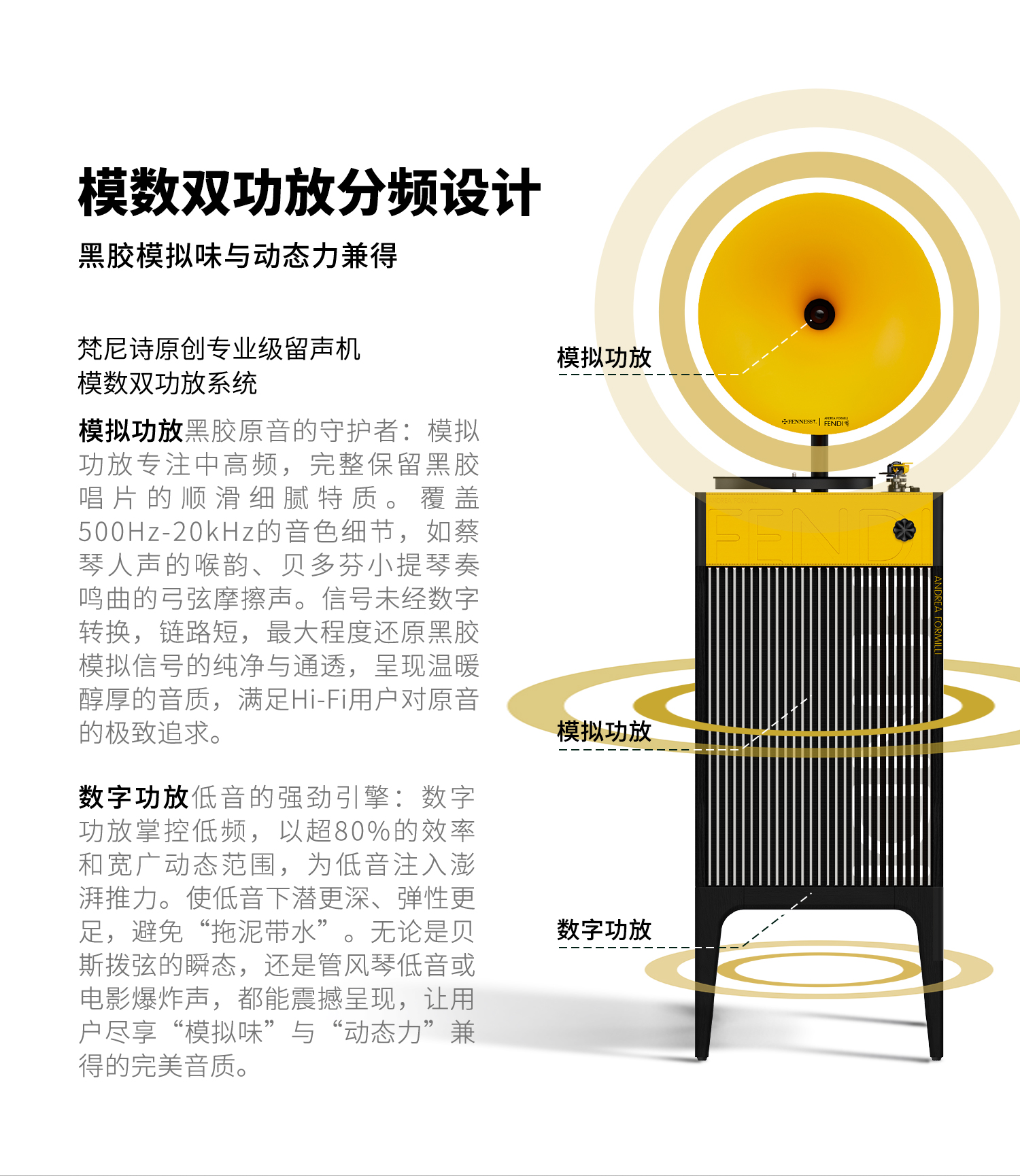 F Major Fendi家族酒庄丨FENNESSY联名限量专业级留声机