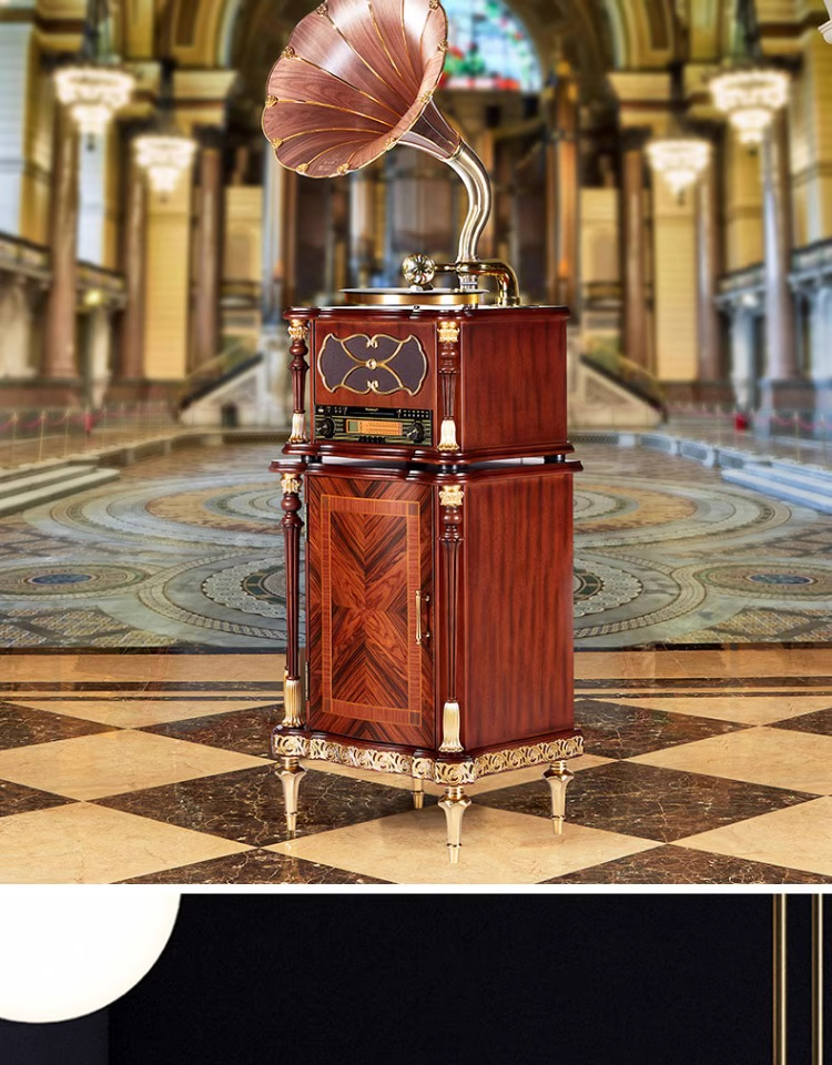 F1877-730F洛可可 古典留声机