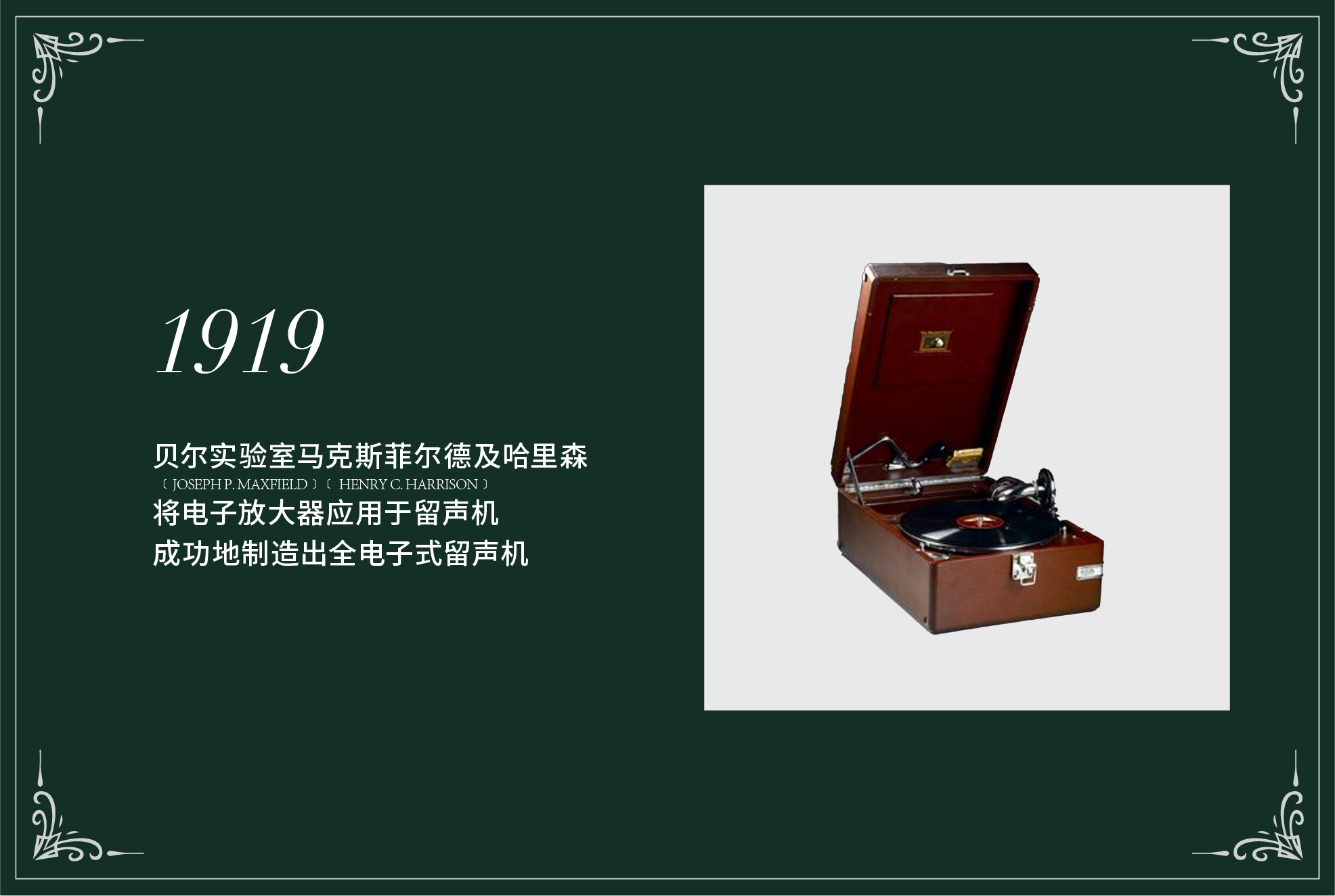 1919年留声机历史