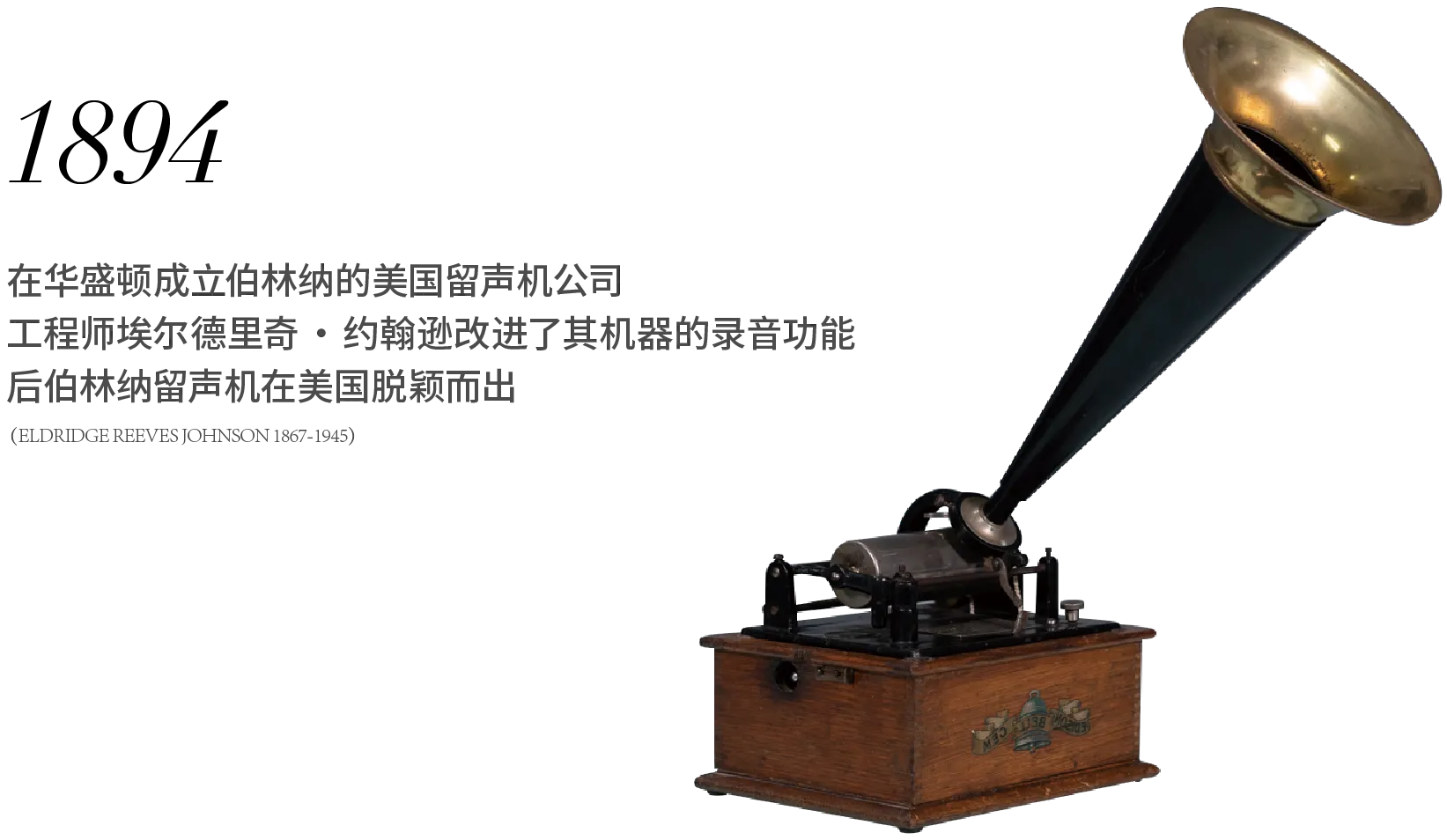留声机历史图片